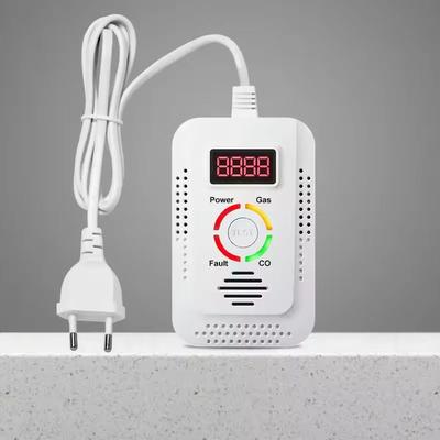 2 In 1 Natural Gas And Carbon Monoxide Detector For Home Safety With Leak Detection Alarm eu Plug