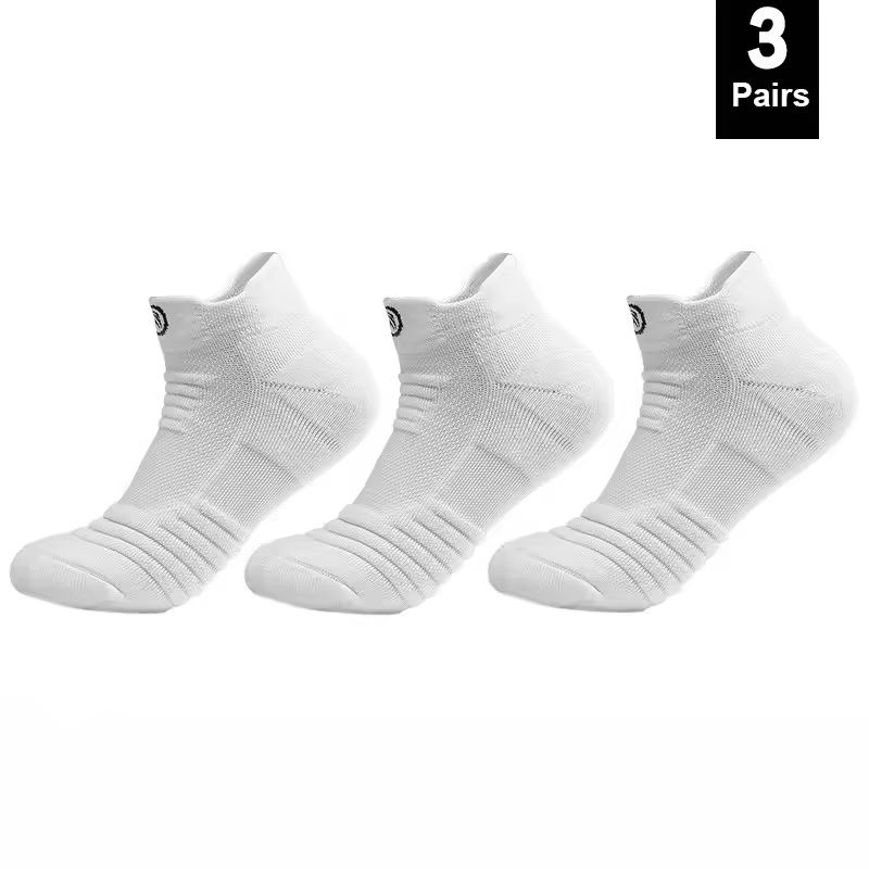 High Performance Compression Sports Socks For Men eu 39 45 white Short 3pairs