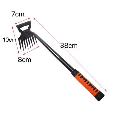 Dual Head Metal Weeding Rake Stainless Steel Garden Shovel With 511 Teeth 8 Teeth