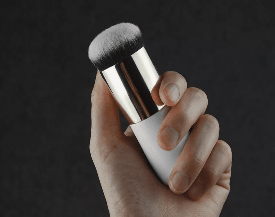 Pro Kabuki Makeup Brush, Flat Foundation, Blush, Contour & Powder Brush For Smooth, Streak Free Application Pro Kabuki Makeup Brush, Flat Foundation, Blush, Contour & Powder Brush For Smooth, Streak Free Application