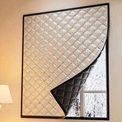 Double Insulated Thermal Curtains For Cold, Heat, And Noise Blocking 55" 67"