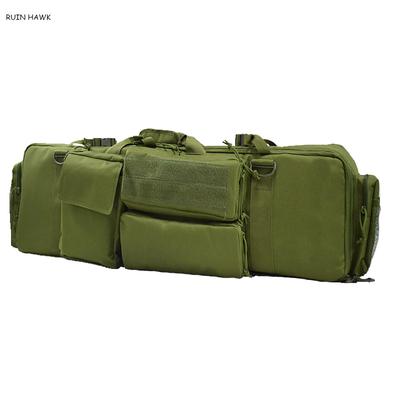 Heavy Duty Tactical Rifle Gun Carry Bag Nylon Oxford Case For Hunting Airsoft Paintball Shooting With Adjustable Strap green