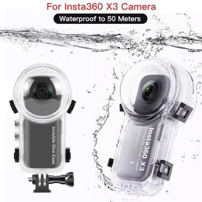 Invisible Dive Case For Insta360 X3 50M Waterproof Protective Housing For Deep Underwater Adventure insta360 X3