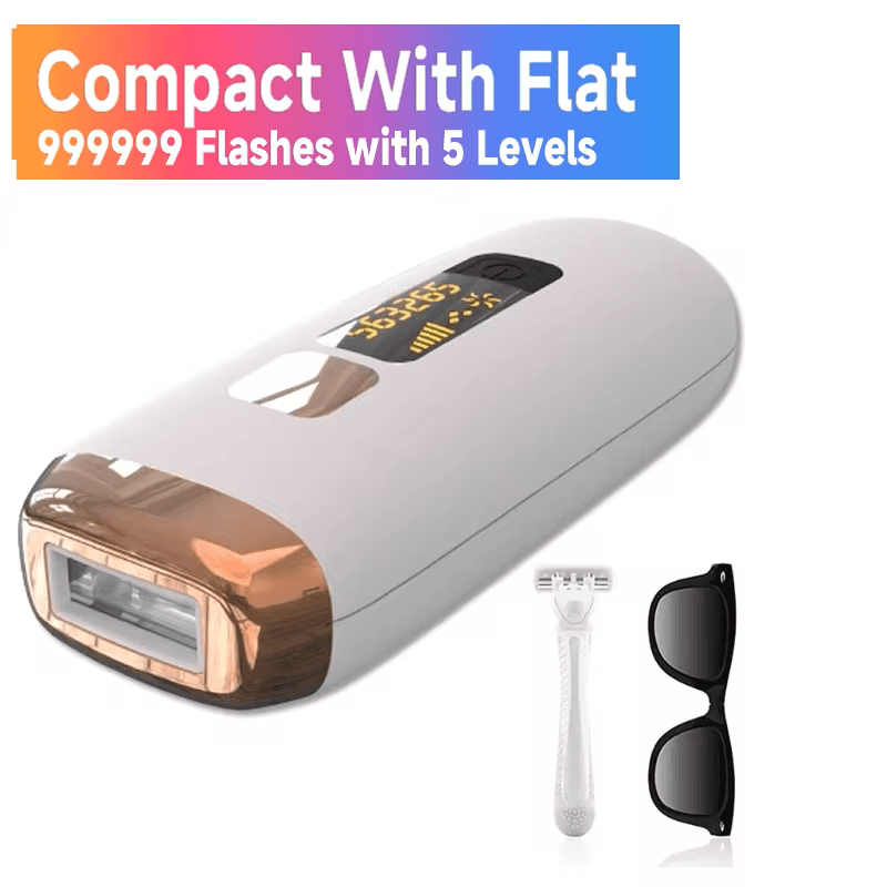 SmoothSkin Pro IPL Laser Hair Removal Device For Women 999,999 Flashes compact White