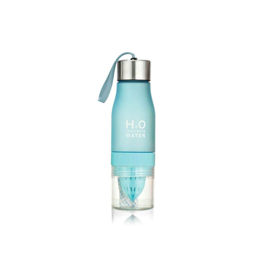 H2O Fruit Infusion Water Bottle Perfect Gift For Fitness & Yoga Lovers Blue
