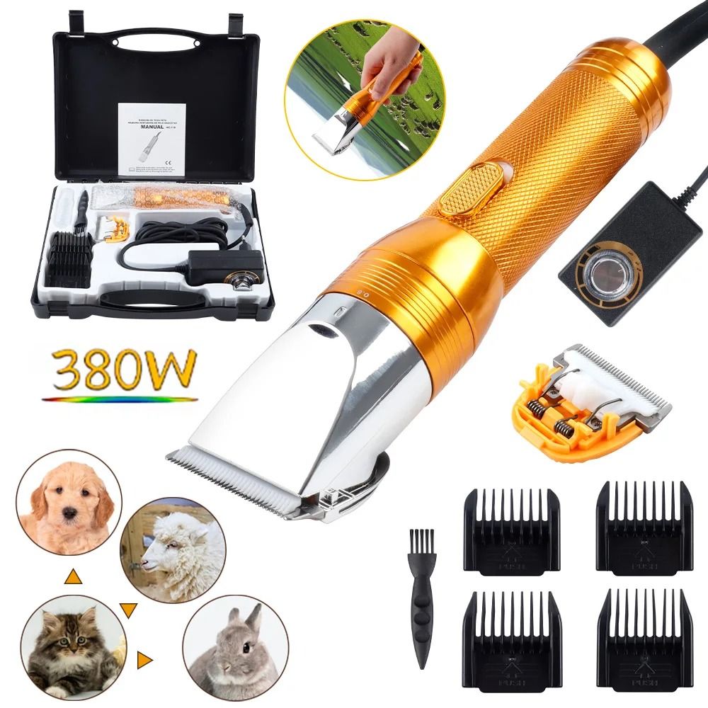 380W Cashmere Goat Shearer 12V Cordless Household Pet Hair Trimmer Electric Carpet Tufting Trimmer eu 220 V