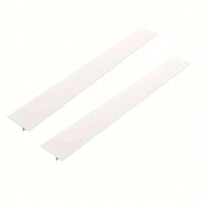 Premium Silicone Gap Strip Kitchen Gas Stove Sealing Strip For Anti Oil & Anti Stain Protection 2pcs White