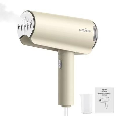 Sejoy Handheld Travel Garment Steamer 1000W Portable Fabric Wrinkle Remover khaki