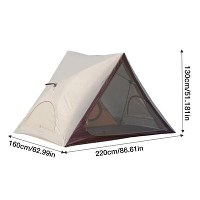 Lightweight Camping Portable Pop Up Beach Tent Auto Open Triangular Shelter For Backpacking & Family Canopy small