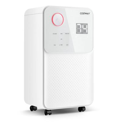 32 Pints 2000 Sq. Ft Dehumidifier For Home Basement With 3 Color Digital Display & Auto Drain 32 Pints 2000 Sq. Ft Dehumidifier For Home Basement With 3 Color Digital Display & Auto Drain