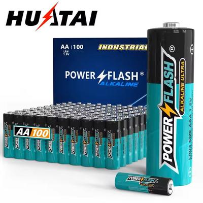 100 Pack AA Alkaline Batteries Long Lasting Power For Home And Work 1.5v