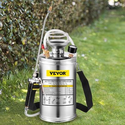 Industrial Grade Hand Pump Sprayer With Safety Valve & Adjustable Nozzle, Perfect For Gardening, Cleaning Industrial Grade Hand Pump Sprayer With Safety Valve & Adjustable Nozzle, Perfect For Gardening, Cleaning