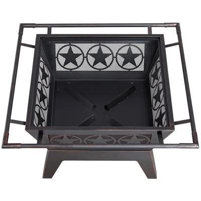 32in Wood Burning Fire Pit Heavy Duty Steel Fire Bowl With Cooking Grill For Outdoor Gatherings 32in Wood Burning Fire Pit Heavy Duty Steel Fire Bowl With Cooking Grill For Outdoor Gatherings