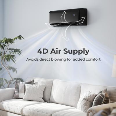 12000 BTU Mini Split AC, 22 SEER2, WiFi Enabled, Works With Alexa (115V, Gray) 12000 BTU Mini Split AC, 22 SEER2, WiFi Enabled, Works With Alexa (115V, Gray)