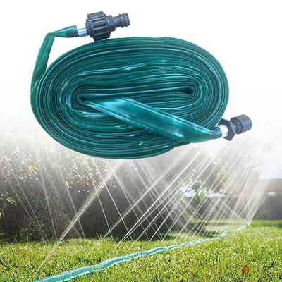 Flexible Garden Soaker Hose With Adjustable Spray Set For Lawn Irrigation 3m