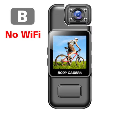 Mini 4K WiFi Body Camera Portable Hotspot Law Enforcement Recorder without Wifi