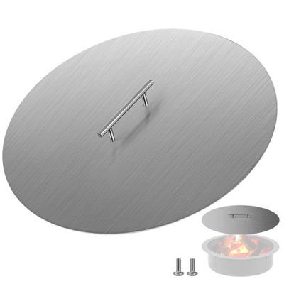Fire Pit Lid Round, Stainless Steel Fire Pit Ring Cover, Heavy Duty Burner Lid For Round Outdoor Patio Fire Pits Fire Pit Lid Round, Stainless Steel Fire Pit Ring Cover, Heavy Duty Burner Lid For Round Outdoor Patio Fire Pits