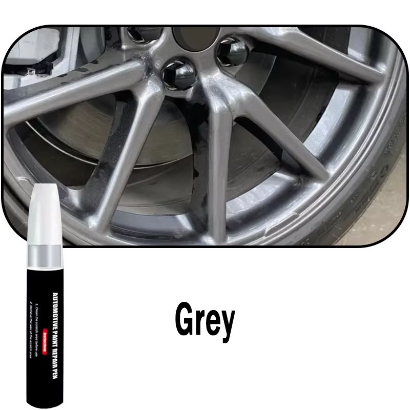 Car Wheel Touch Up Paint Pen Quick Fix For Scratches & Chips Automotive Paint grey
