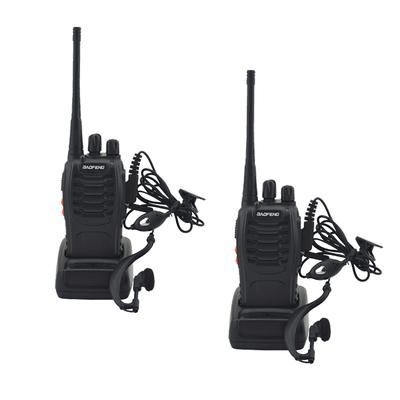 UHF Walkie Talkie 16 Channel Two Way Radio With Earpiece, Long Range Portable Transceiver UHF Walkie Talkie 16 Channel Two Way Radio With Earpiece, Long Range Portable Transceiver