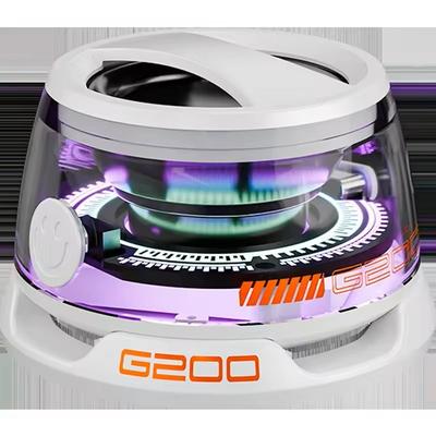 Portable Bluetooth Speaker With RGB Light And Phone Holder white