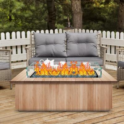 Fire Pit Wind Guard, Heavy Duty Tempered Glass Wind Screen Fence (29.5 X 13.6 Inch) Fire Pit Wind Guard, Heavy Duty Tempered Glass Wind Screen Fence (29.5 X 13.6 Inch)