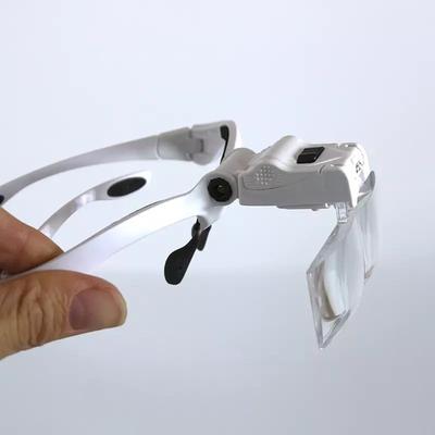 LED Jewelers Head Headband Magnifier Illuminated Visor Magnifying Glasses Loupe LED Jewelers Head Headband Magnifier Illuminated Visor Magnifying Glasses Loupe