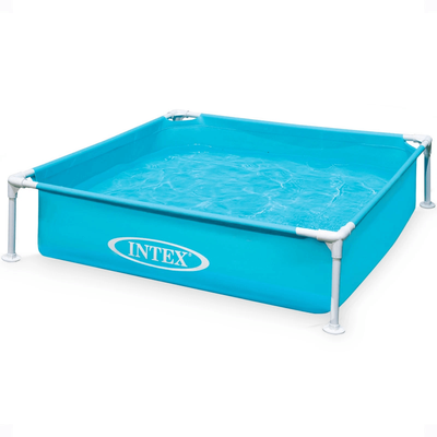Intex Mini Frame Kiddie Beginner Swimming Pool, Perfect For Ages 3+ Outdoor Play, Easy Setup, Blue Intex Mini Frame Kiddie Beginner Swimming Pool, Perfect For Ages 3+ Outdoor Play, Easy Setup, Blue