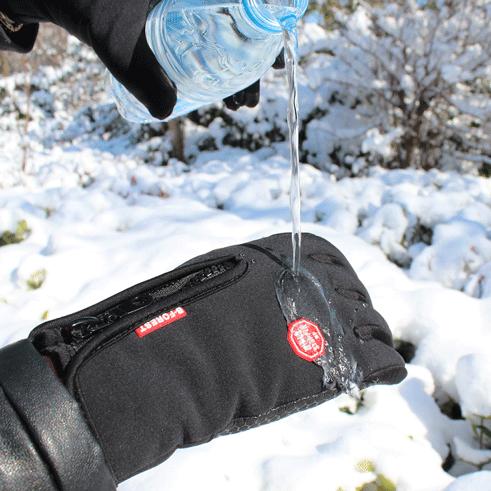 Unisex Waterproof Touch Screen Winter Gloves Perfect Gift For Men & Women Black XL