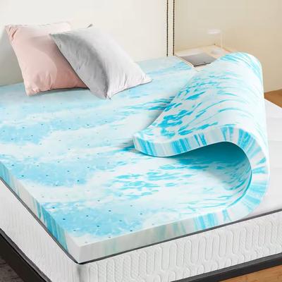 Gel Memory Foam Mattress Topper Full Size 2 Or 3 Inch Cooling Breathable Bed Layer 2ln King