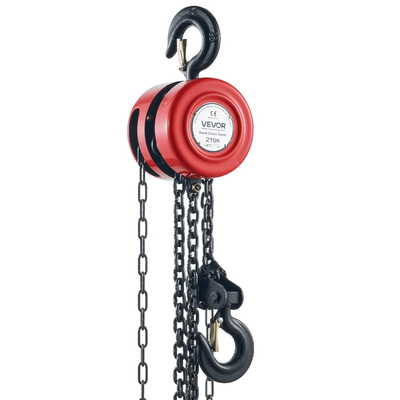 Red Steel Construction Chain Block, Lift Chain Hoist, Heavy Duty Manual Lifting Tool Red Steel Construction Chain Block, Lift Chain Hoist, Heavy Duty Manual Lifting Tool