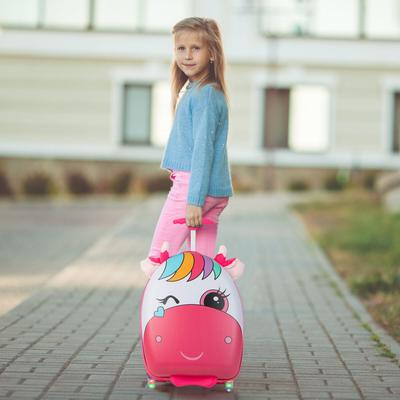 16 Inch Kids Rolling Luggage With 2 Flashing Wheels Lightweight & Airline Approved 16 Inch Kids Rolling Luggage With 2 Flashing Wheels Lightweight & Airline Approved