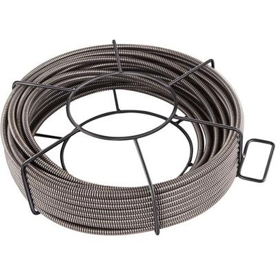 100ft Solid Core Cable Sewer Snake, Heavy Duty Drain Auger Cable For Pipe Drain Cleaning (1 2 X 100) With 4 Cutters 100ft Solid Core Cable Sewer Snake, Heavy Duty Drain Auger Cable For Pipe Drain Cleaning (1 2 X 100) With 4 Cutters