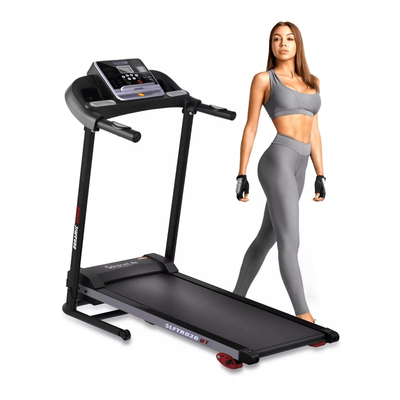 SereneLife Folding Treadmill Motorized Running Machine With Bluetooth, 3'' LCD Display, Adjustable Incline, Hydraulic SereneLife Folding Treadmill Motorized Running Machine With Bluetooth, 3'' LCD Display, Adjustable Incline, Hydraulic