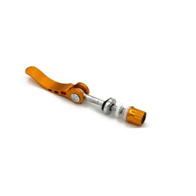 Aluminium Quick Release Bike Seat Tube Clamp, Heavy Duty Mountain Bike Seatpost Clamp Bolt & Bicycle Accessory gold