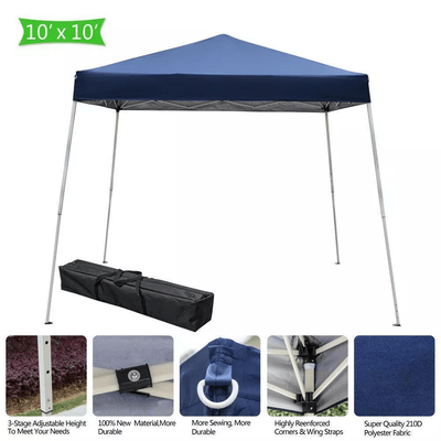 10'x10' Pop Up Canopy Tent Folding Gazebo For Wedding & Party Heavy Duty Outdoor Shelter With Carry Bag 10'x10' Pop Up Canopy Tent Folding Gazebo For Wedding & Party Heavy Duty Outdoor Shelter With Carry Bag