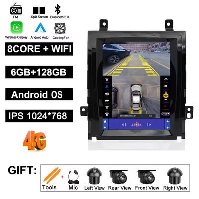 Android 14 Car Stereo Head Unit With CarPlay And GPS For Cadillac Escalade (20072013) t1 8g 128g 360 Cam