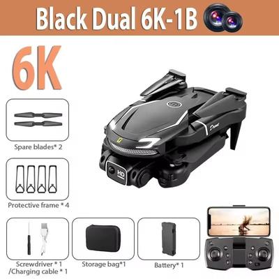 V88 8K Dual Camera Drone With 5G GPS And Remote Control For Aerial Photography black 6k