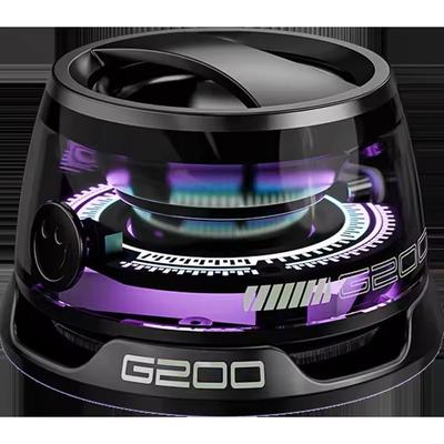Portable Bluetooth Speaker With RGB Light And Phone Holder black