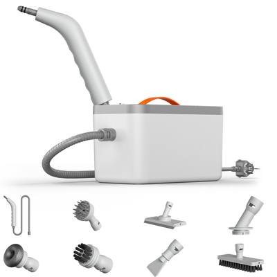Powerful 1500W Handheld Steam Cleaner, Multiuse Steamer For Upholstery, Floors & Stubborn Grime Powerful 1500W Handheld Steam Cleaner, Multiuse Steamer For Upholstery, Floors & Stubborn Grime
