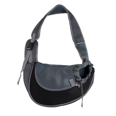 Breathable Pet Cat & Dog Carrier Backpack Lightweight Shoulder Sling Bag For Travel, Hiking & Daily Use black l