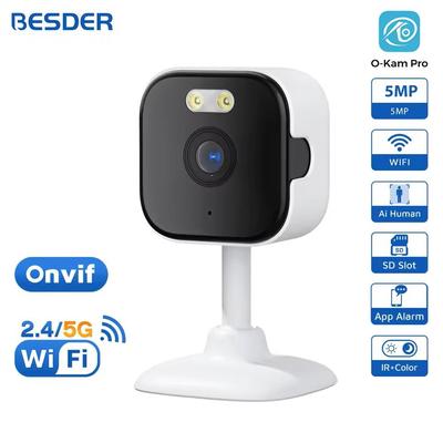 Mini WiFi Indoor Security Camera With Human Detection And Two Way Audio 3mp + 128gb eu Plug