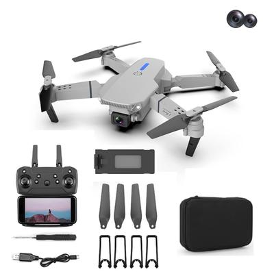 E99 Pro Drone With 6K Camera Foldable Quadcopter Remote Control UAV gray dual 4k bag