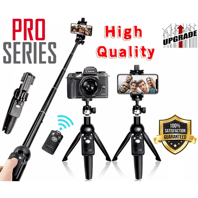 Selfie Stick Tripod With Bluetooth Remote For IPhone And Android, Extendable Lightweight Portable Tripod Selfie Stick Tripod With Bluetooth Remote For IPhone And Android, Extendable Lightweight Portable Tripod