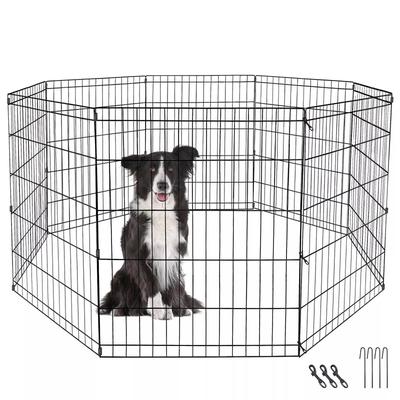 30" Heavy Duty Metal Dog Playpen 8 Panel Expandable Pet Fence, Exercise Kennel For Cats & Small Pets Safe & Durable 30" Heavy Duty Metal Dog Playpen 8 Panel Expandable Pet Fence, Exercise Kennel For Cats & Small Pets Safe & Durable