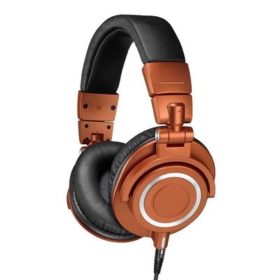 Professional M50X HIFI Audio Headphones, Fully Enclosed Foldable Earphones, Orange Gaming Music Headset Professional M50X HIFI Audio Headphones, Fully Enclosed Foldable Earphones, Orange Gaming Music Headset