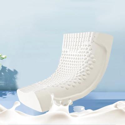 Thai Natural Latex Pillow Memory Foam Cervical Pillow For Adults, Orthopedic Sleeping Pillow For Dormitory & Household granular Pillow 19x11 Inch