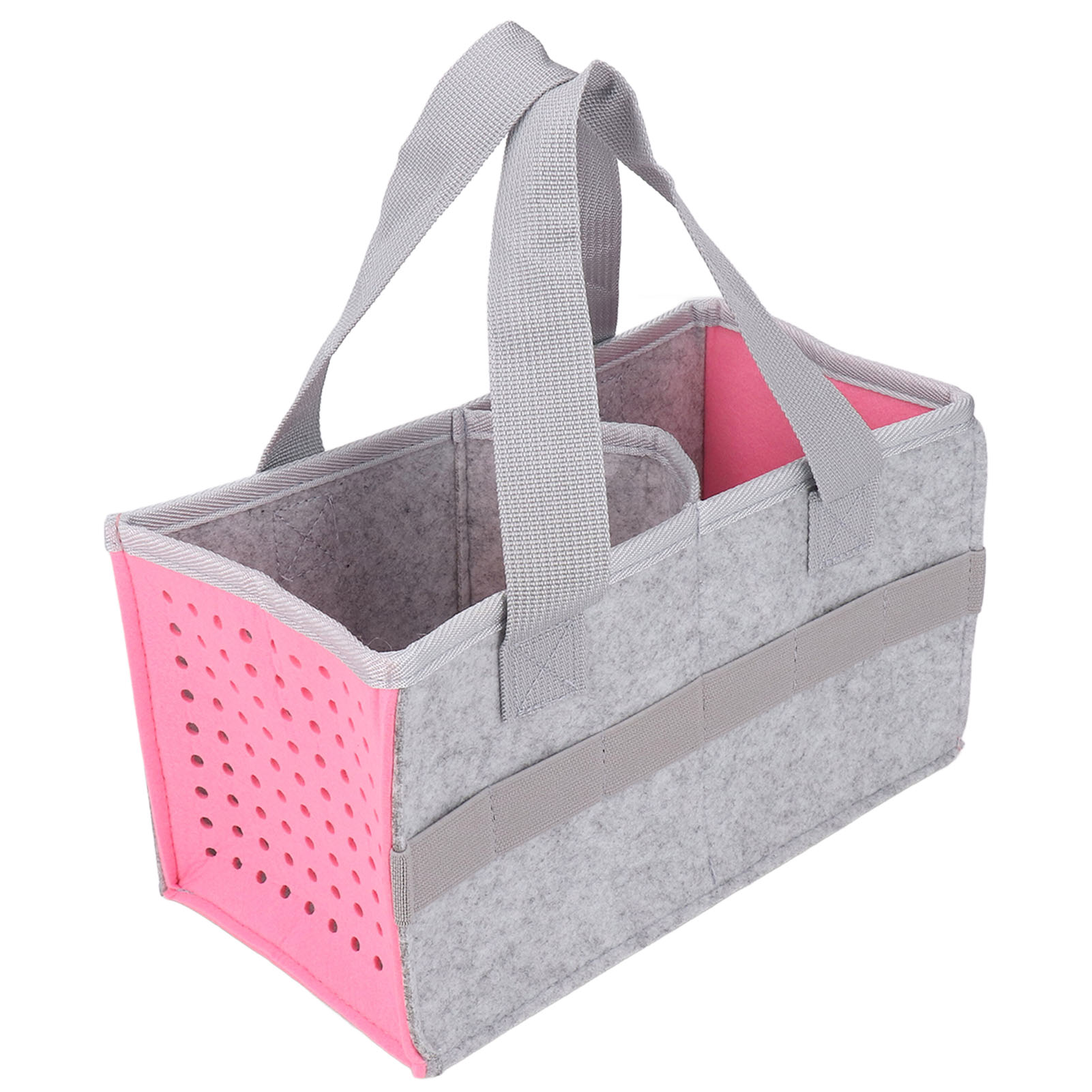 Portable Travel Carrying Storage Bag For Toniebox Extra Space Felt Cloth Case For Tonies Player Starter Set pink
