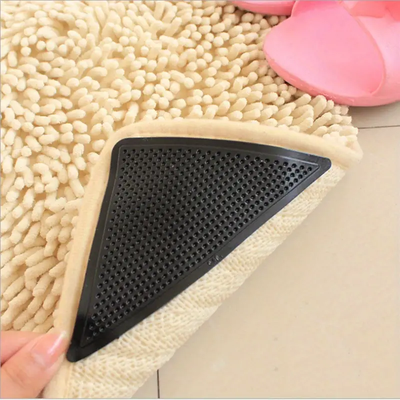 Reusable Non Slip Rug Grippers For Hardwood Floors & Tiles Dual Sided Adhesive Rug Stopper Keep Corners Flat Reusable Non Slip Rug Grippers For Hardwood Floors & Tiles Dual Sided Adhesive Rug Stopper Keep Corners Flat