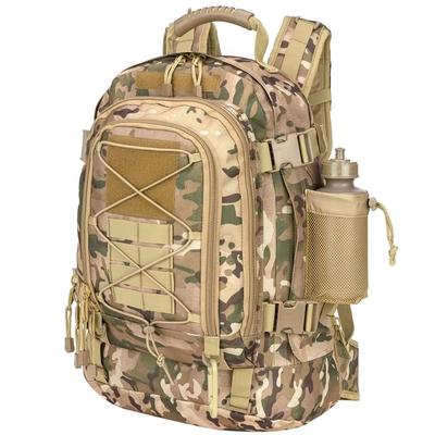 Outdoor Tactical Backpack For Men, Large Capacity Military Hiking Bag, Molle System Camping Rucksack camo