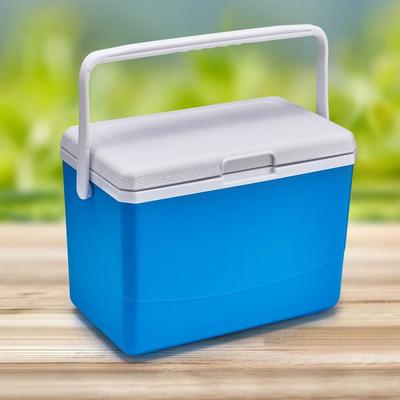 Portable Icebox Travel Refrigerator Insulated Car Cooler Freezer For Camping, Fishing & Outdoor Adventures blue